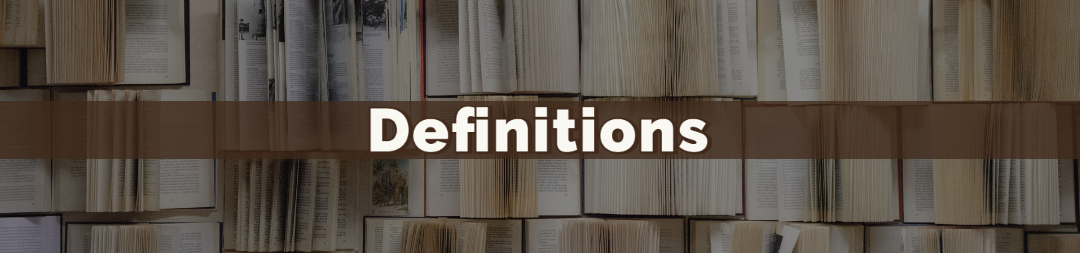 Definitions Banner