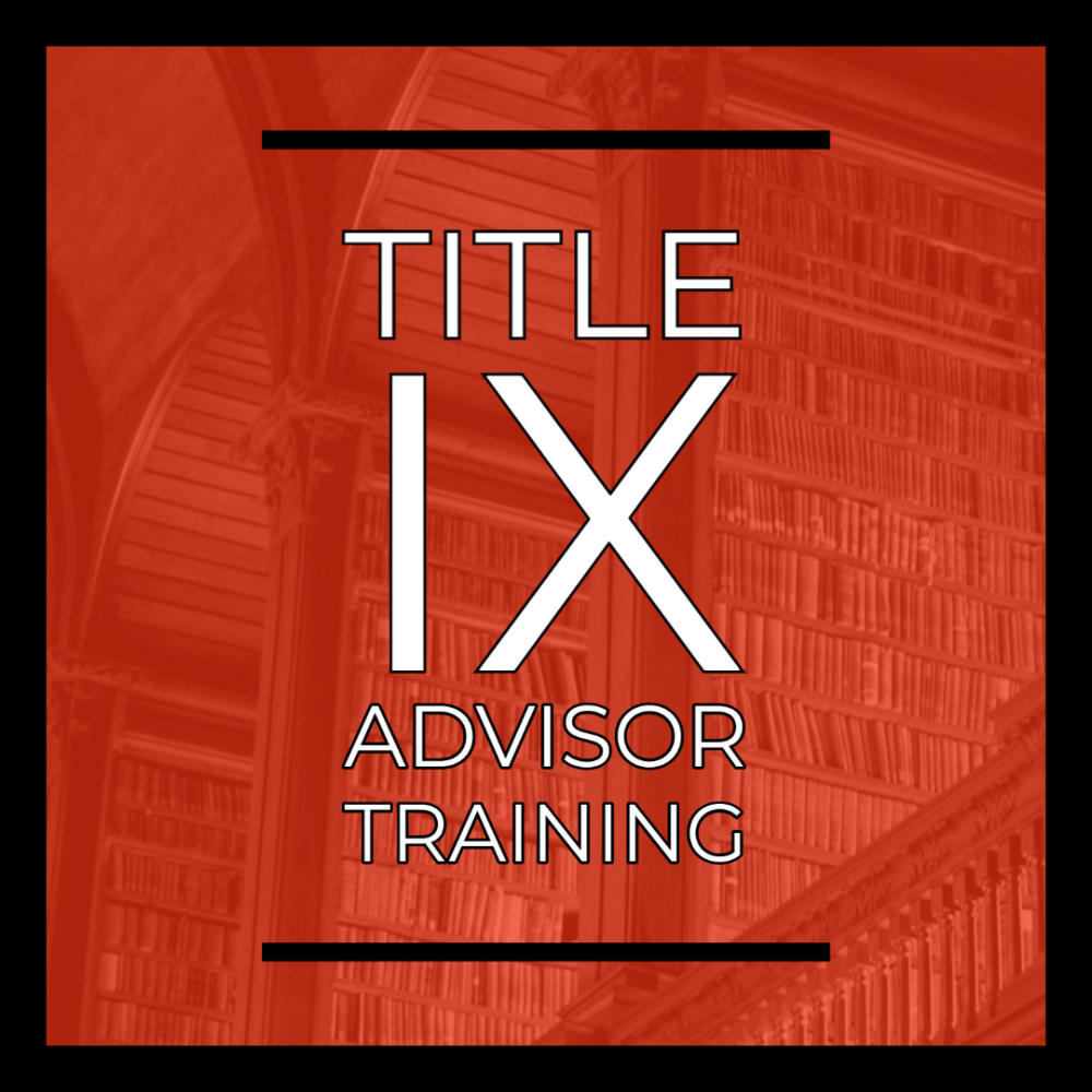 Title IX Advisor Training